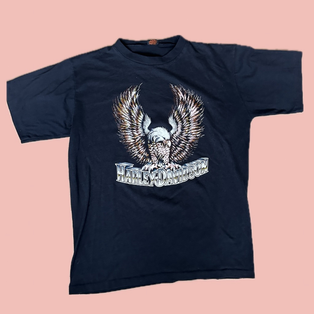 Vintage Harley-Davidson Eagle Graphic T-Shirt Men’s M – Thin Soft Tee